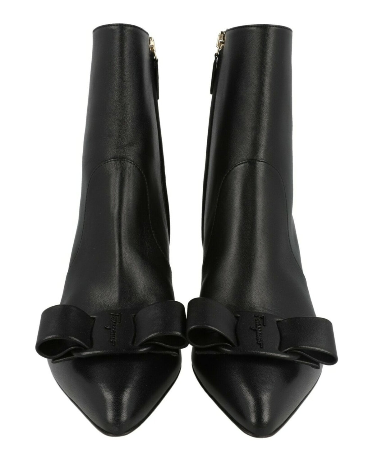 Ferragamo Vince Leather Booties