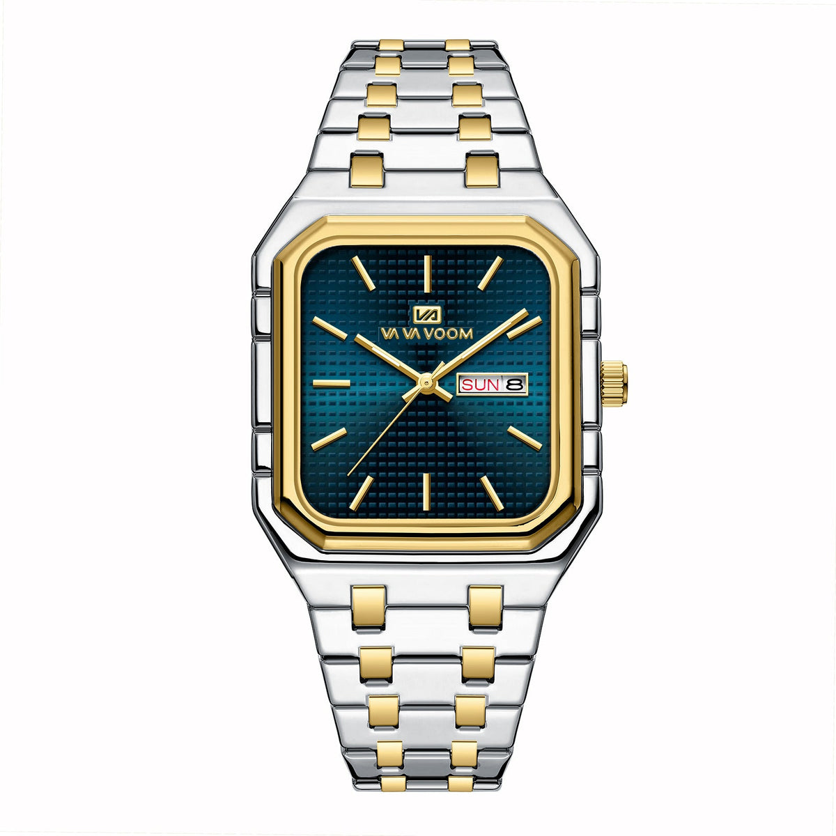 Men’s Luxury Luminous Square Watch | Trendy Square Dial Quartz Wristwatch | Modern Minimalist Glow-in-the-Dark Watch | High-Sense Fashion Waterproof Square Watch for Men