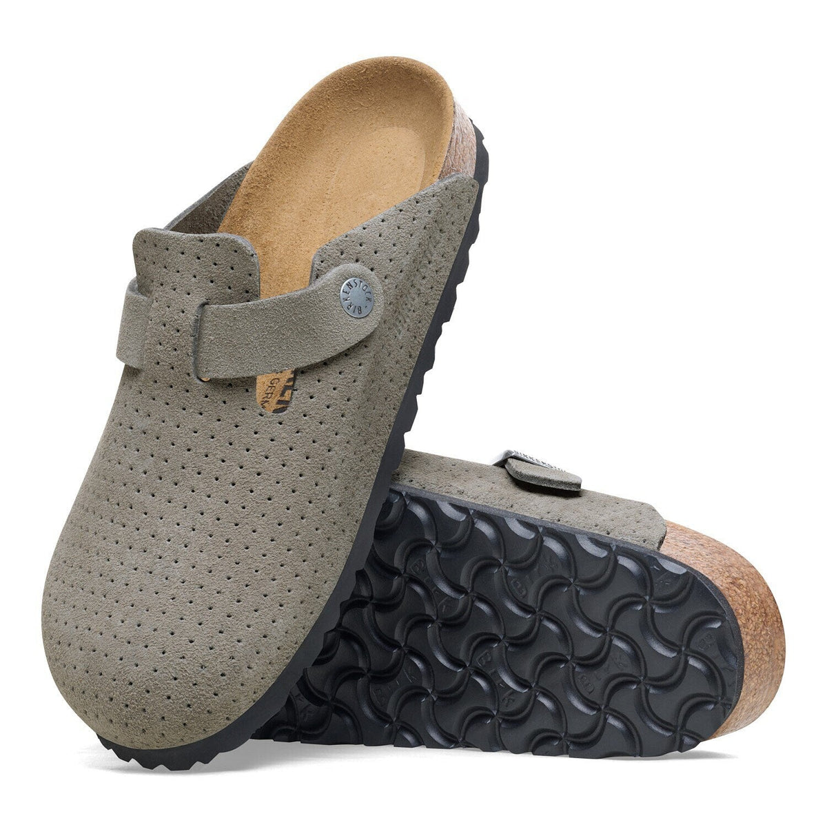 Birkenstock Boston Suede Embossed 'Regular Fit' Sneakers