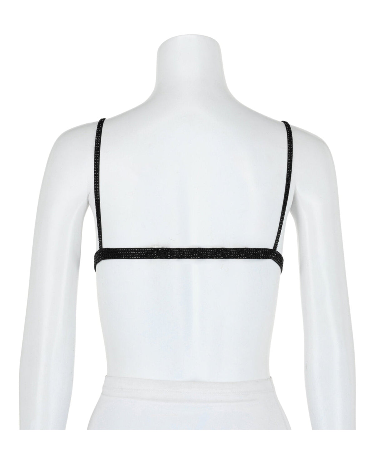 Ferragamo Crystal Embellished Triangle Bralette