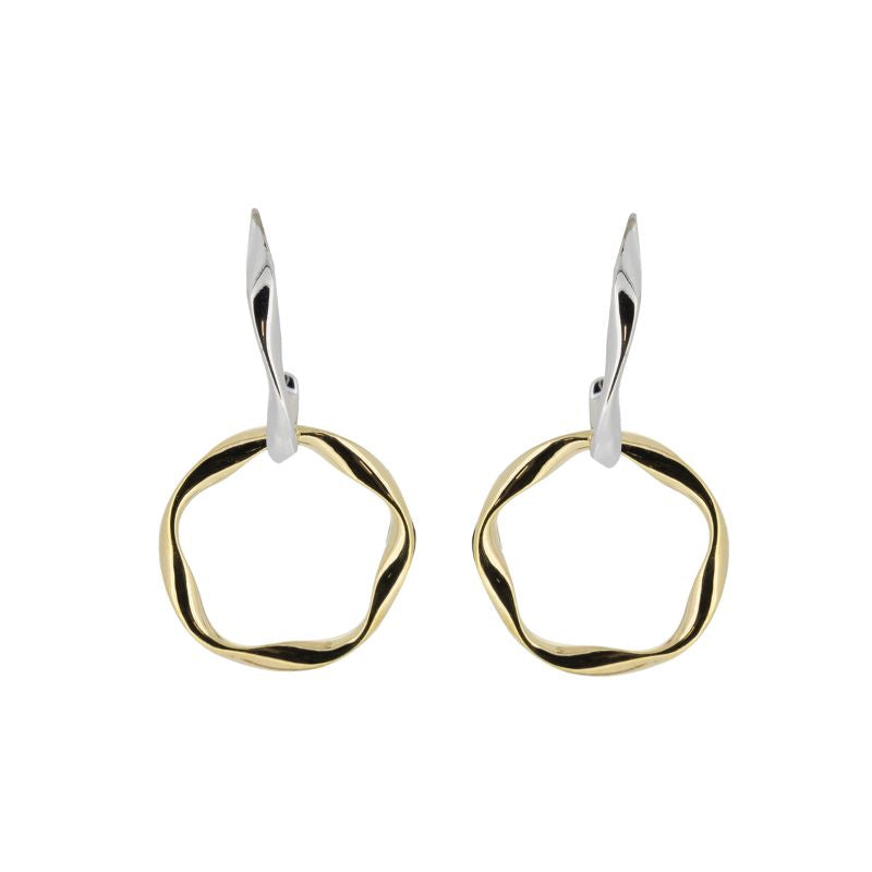 18ct Gold Earrings SJ-E1078-YG2 Sif Jakobs Cetara Pianura Due
