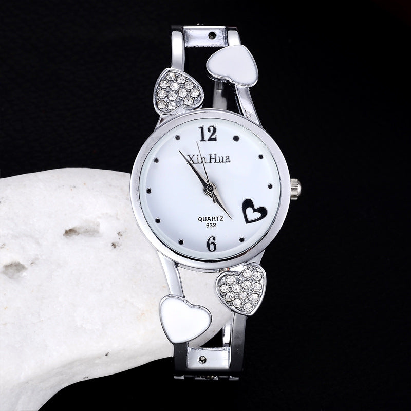 Women’s Luxury British Style Watch Set | Elegant Diamond-Encrusted Quartz Watch | Matching Bracelet & Jewelry Set for Women | Premium Crystal Inlay Wristwatch | 2026 Designer Jewelry Gift Set