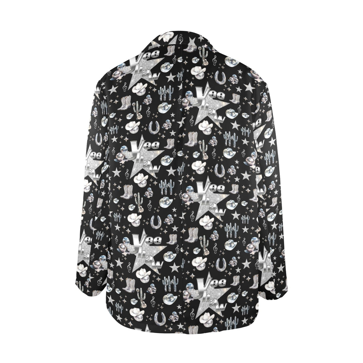Baha Ranch Rhinestone Cowgirl Yeehaw Blazer Women's Blazer