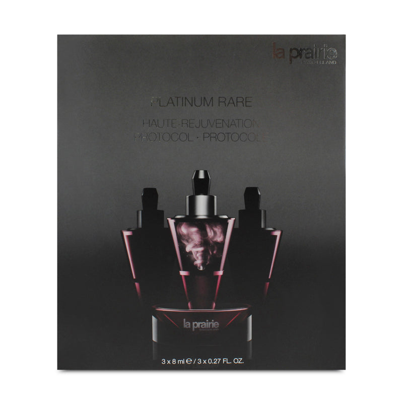 La Prairie Serum Platinum Rare Protocol Skincare Set 3 x 8ml (Clearance)