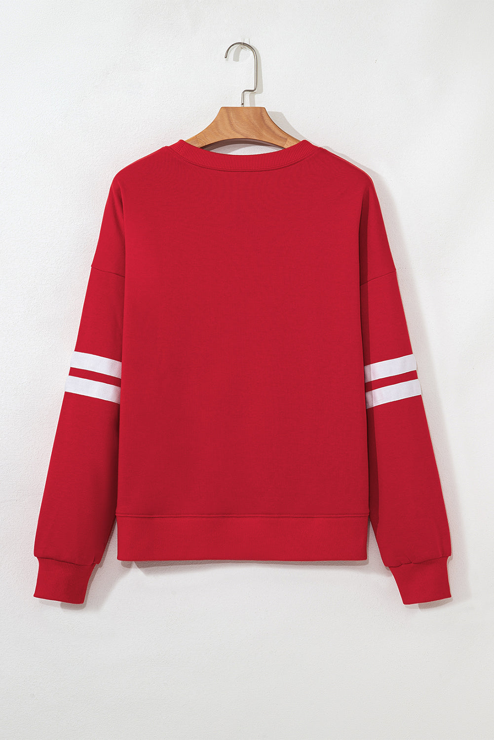 Threaded Pear Lennon Varsity Striped Oversized Sweatshirt