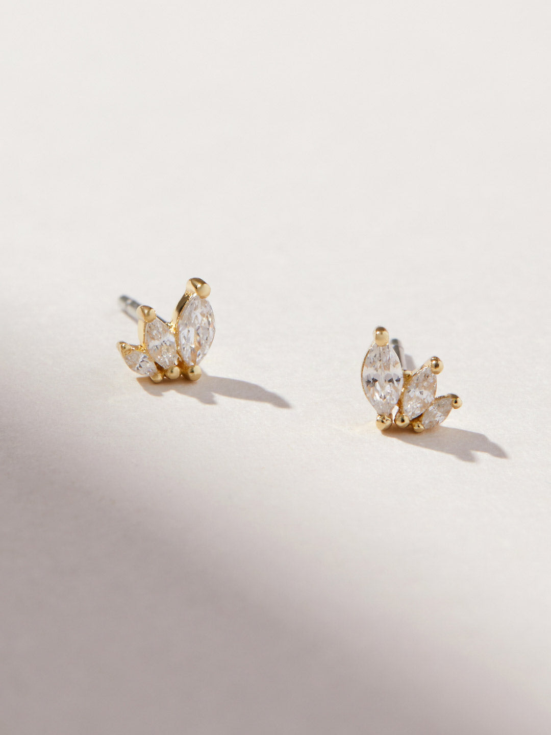 Kennedy Gold Stud Earrings