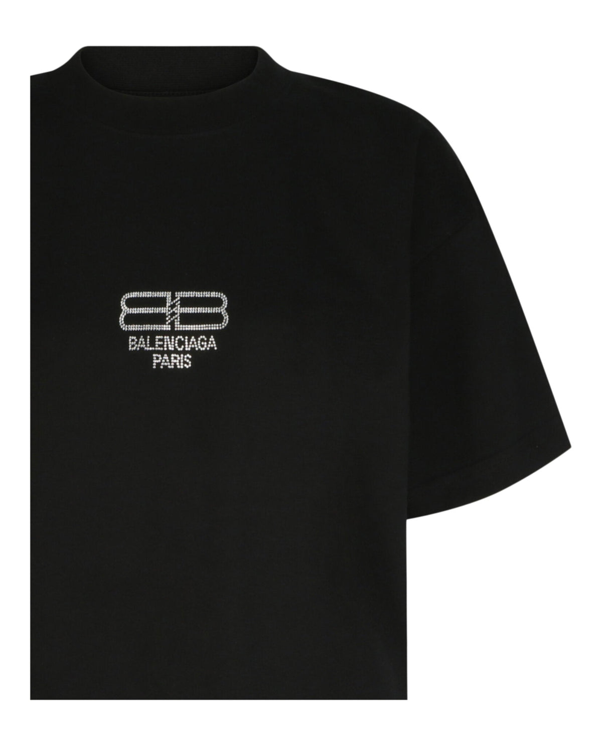 Balenciaga BB Paris Rhinestone T-Shirt