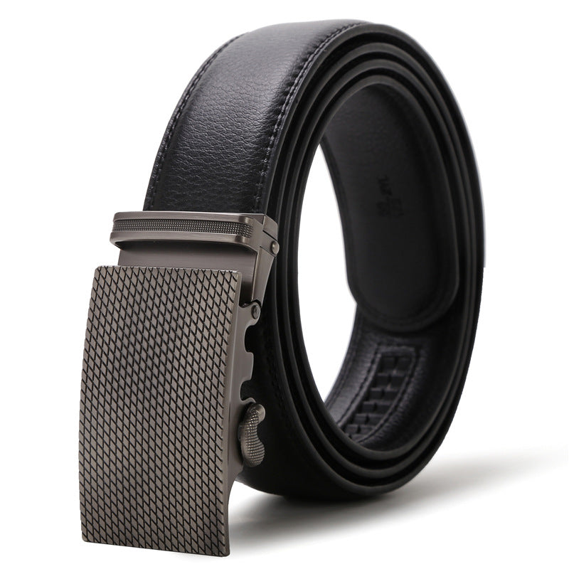 Men’s High-End Automatic Buckle Belt | High-Sense Cost-Effective Executive Waistband | Trendy Minimalist Professional Leather Belt | Luxury-Label Statuesque Men’s Accessory | 2026 High-Fashion Radiant Urban Essential