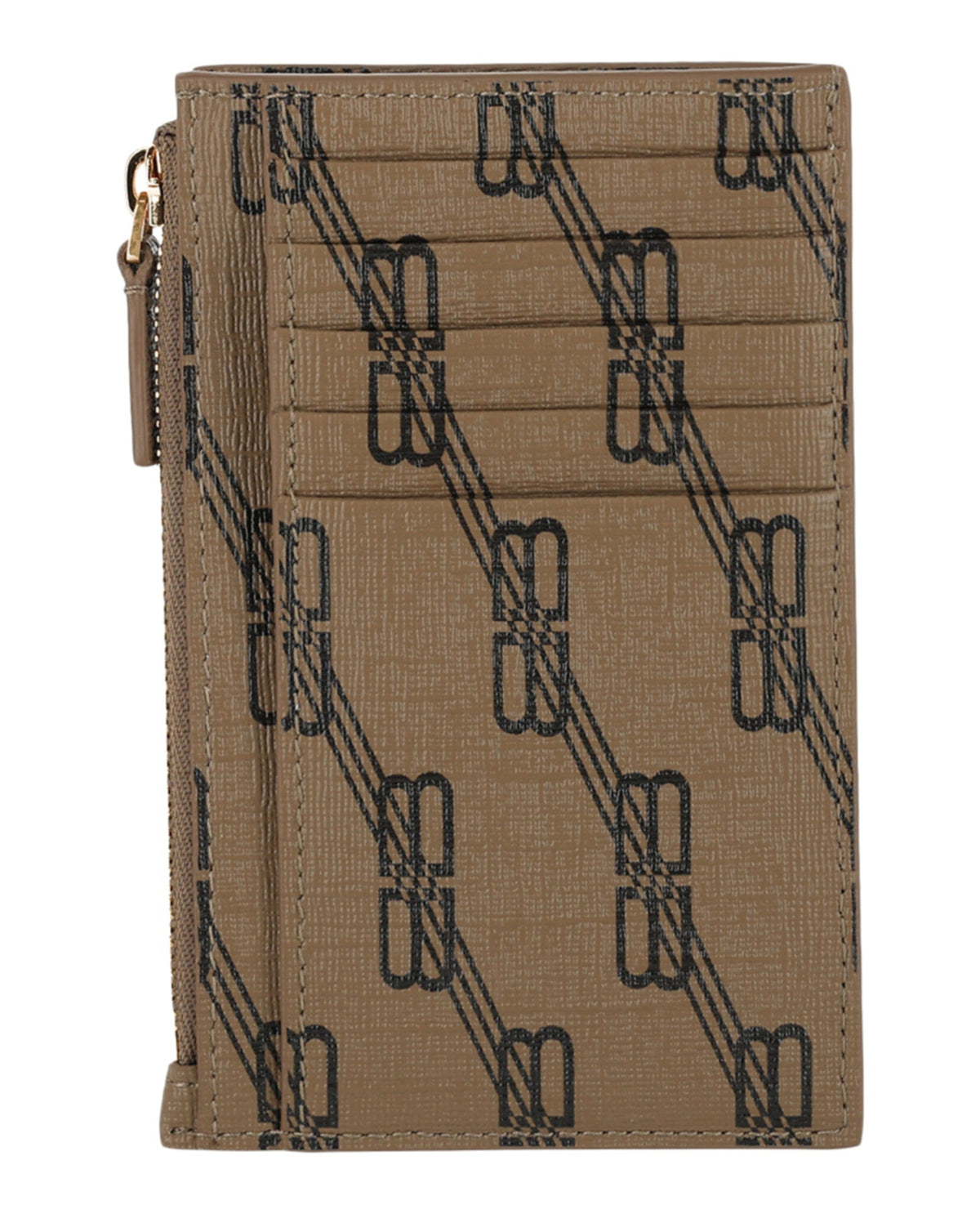 Balenciaga BB Monogram Coated Canvas Card Holder
