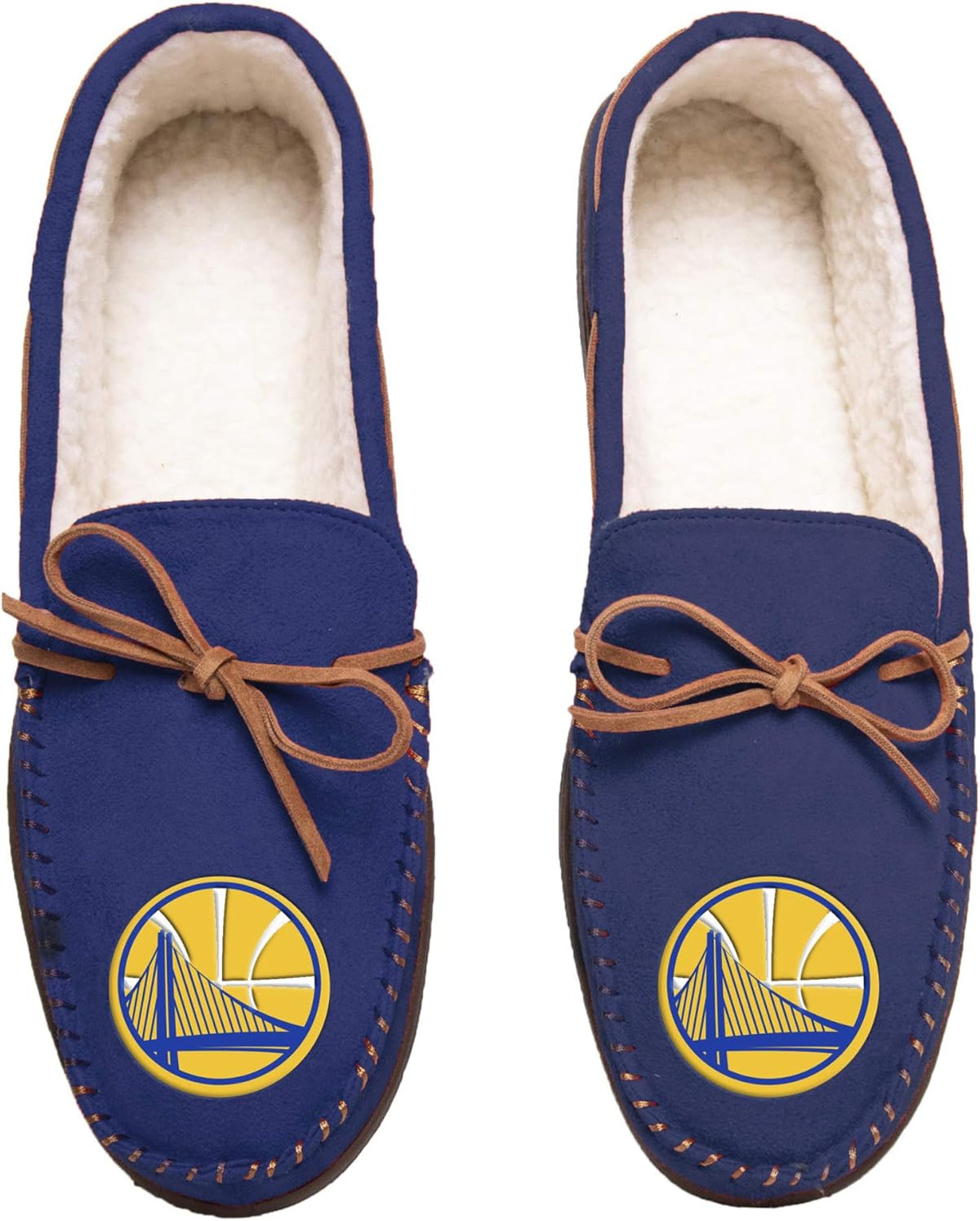 Foco Men's NBA Golden State Warriors Team Color Moccasin