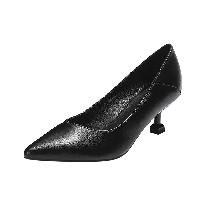 Women’s Professional Work Shoes for Office & Interviews | Elegant Low-Heel Formal Pumps | High-Sense Business Casual Loafers | Comfortable Non-Slip Professional Footwear