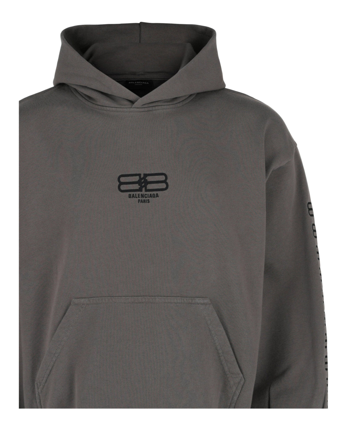 Balenciaga Embroidered Cotton Hoodie