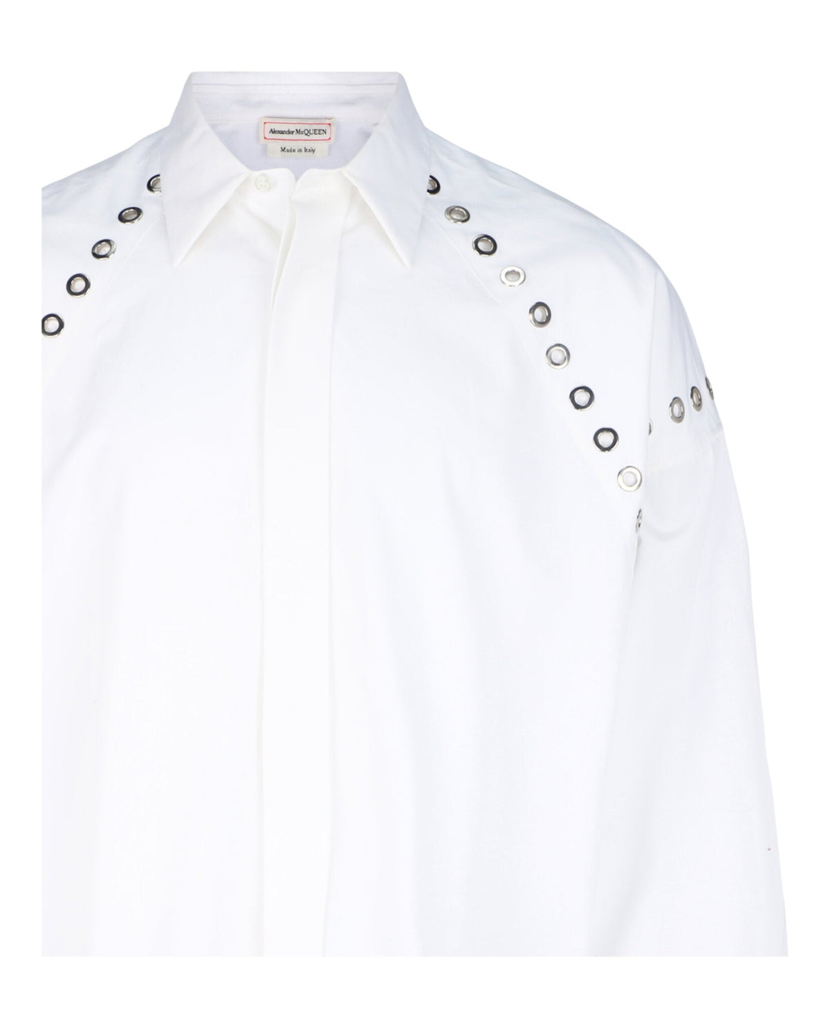Alexander McQueen Grommet Detail Button-Up Shirt