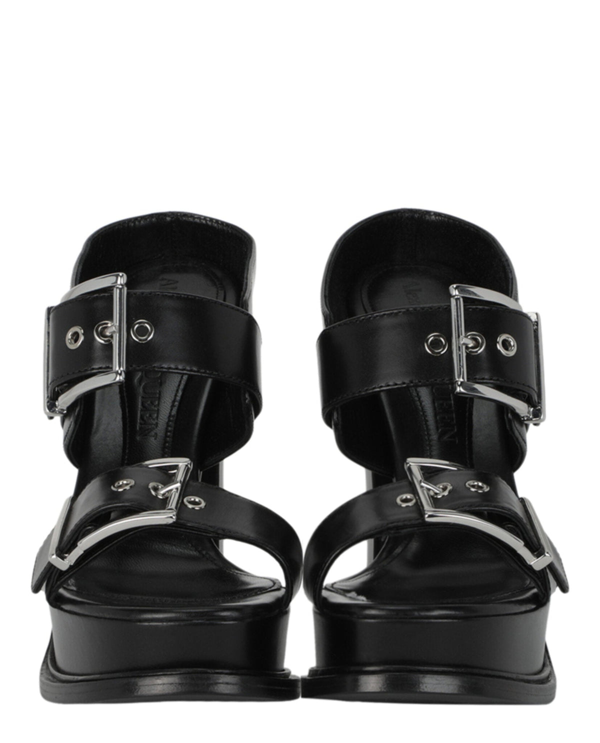 Alexander McQueen Boxcar Leather Sandals