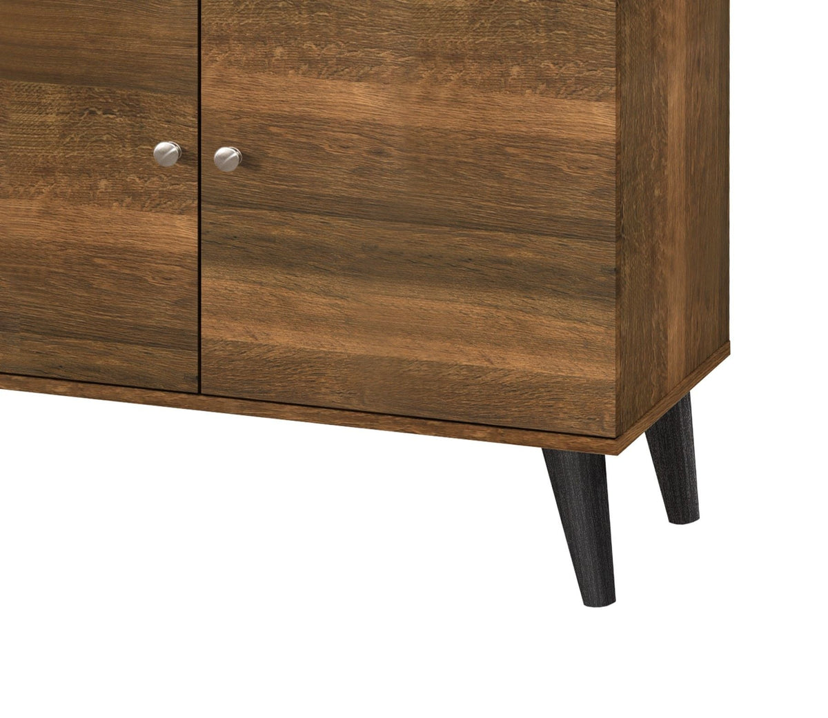 Amidon - TV Stand, With 2 Storage Shelves and 1 Cabinet