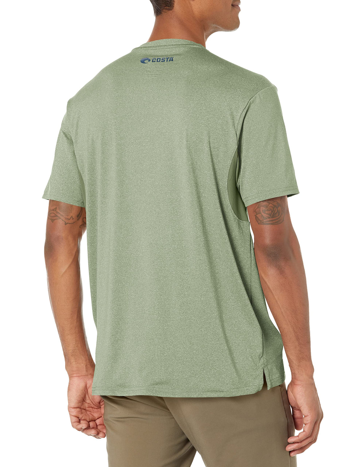 Costa Men's Short Sleeve Voyage Performance Shirt Shirts