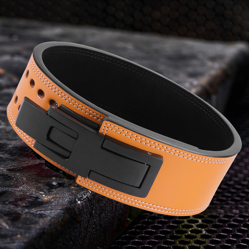 Professional Powerlifting Lever Belt | Heavy-Duty Squat & Deadlift Waist Support | High-Sense Weightlifting Fitness Belt | Premium Strength Training Lever Buckle Belt | 2026 High-Performance Gym Gear