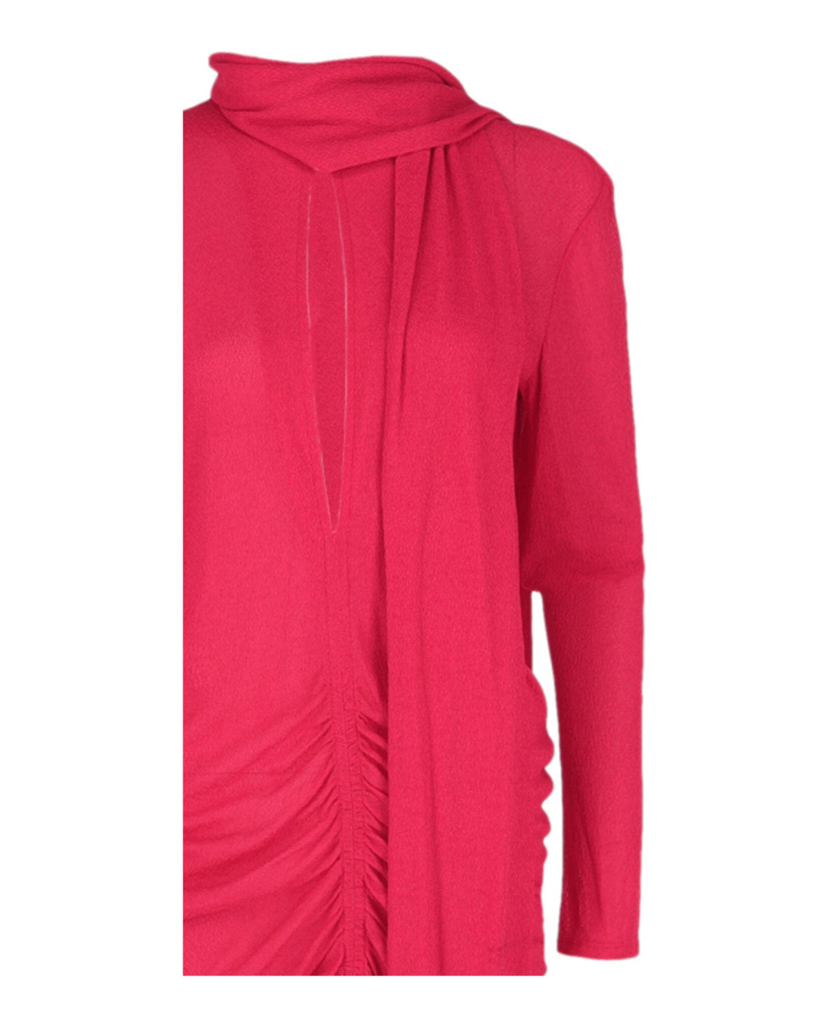 Givenchy Ruched Scarf Stretch-Crepe Dress