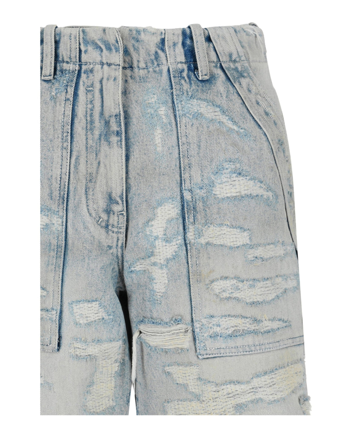 Givenchy Distressed Denim Shorts