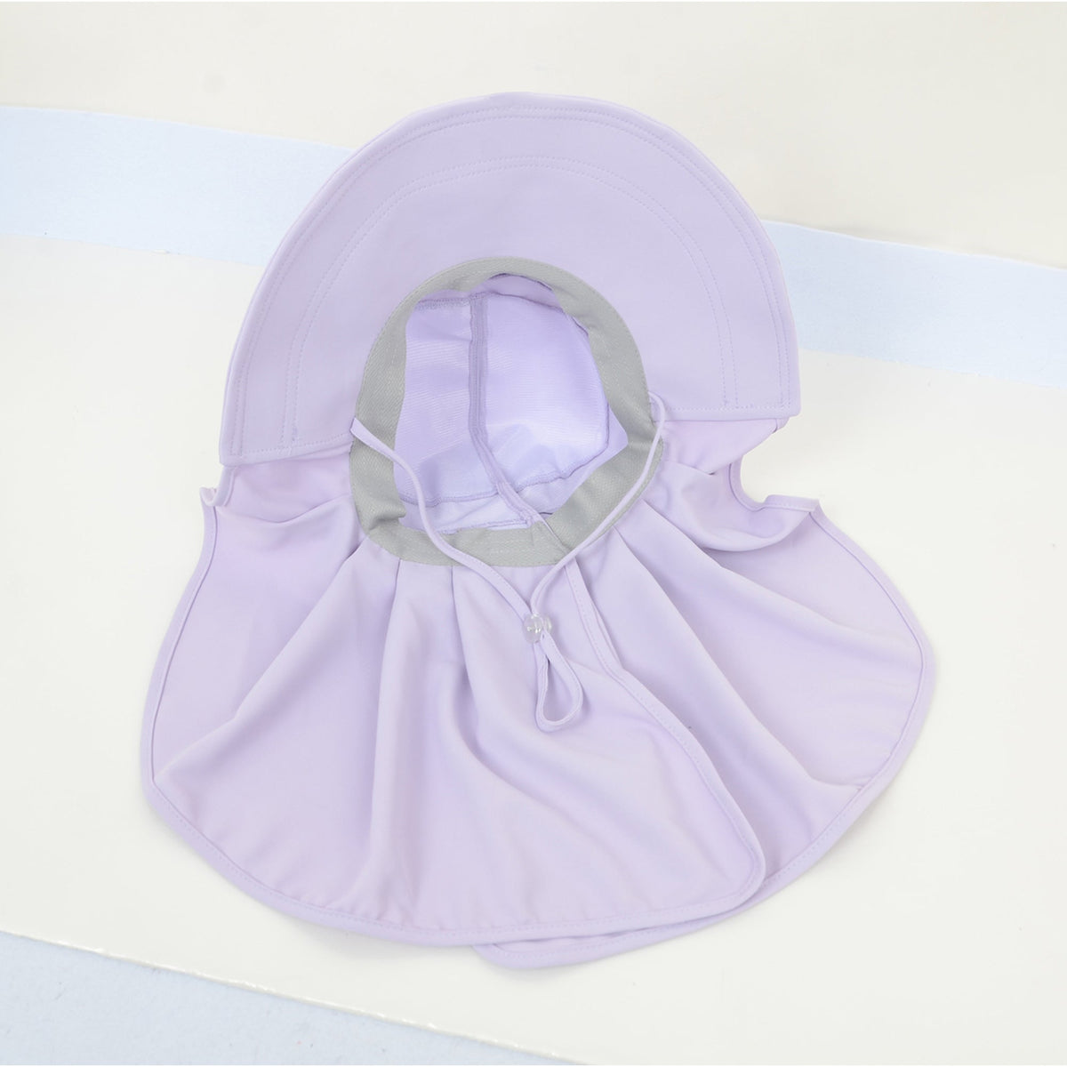 Anna-Kaci Womens Wide Brim Sun Hat UV Protection Flap Design with Back Bow Detail and Adjustable Chin Strap