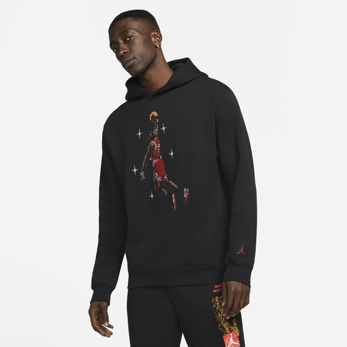 Air Jordan Men's Essentials Graphic Fleece Hoodie Sweaters