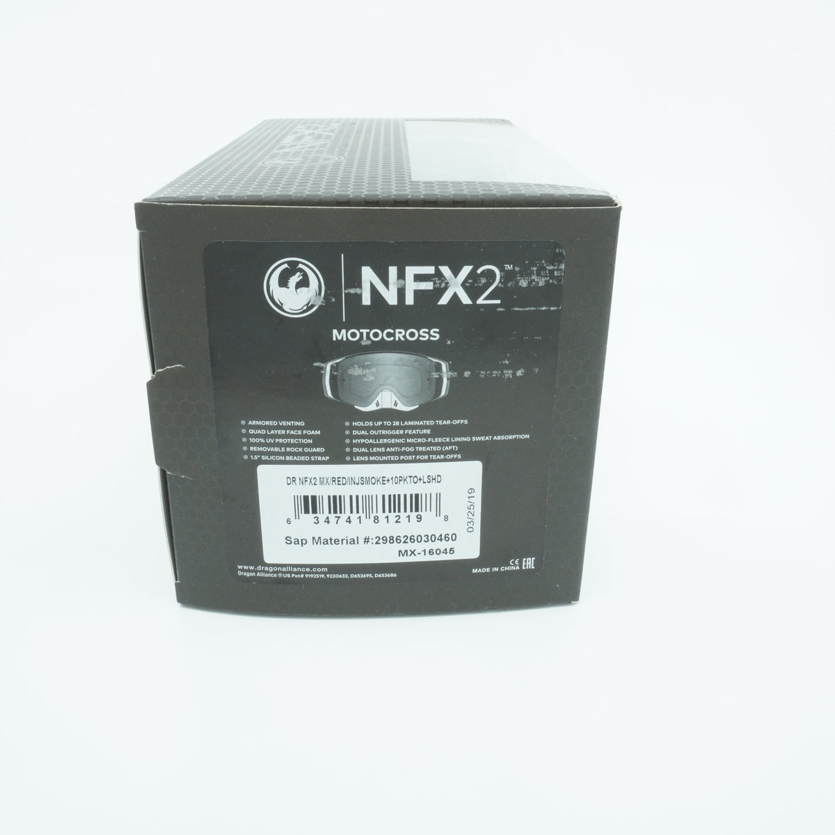 Dragon Alliance Men's Nfx2 Mx 1 Goggles
