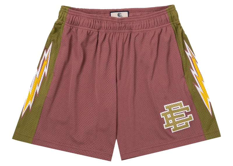 Eric Emanuel Men's Ee Shorts Bolt X Side Panel 'Mauve/Moss' Ss23