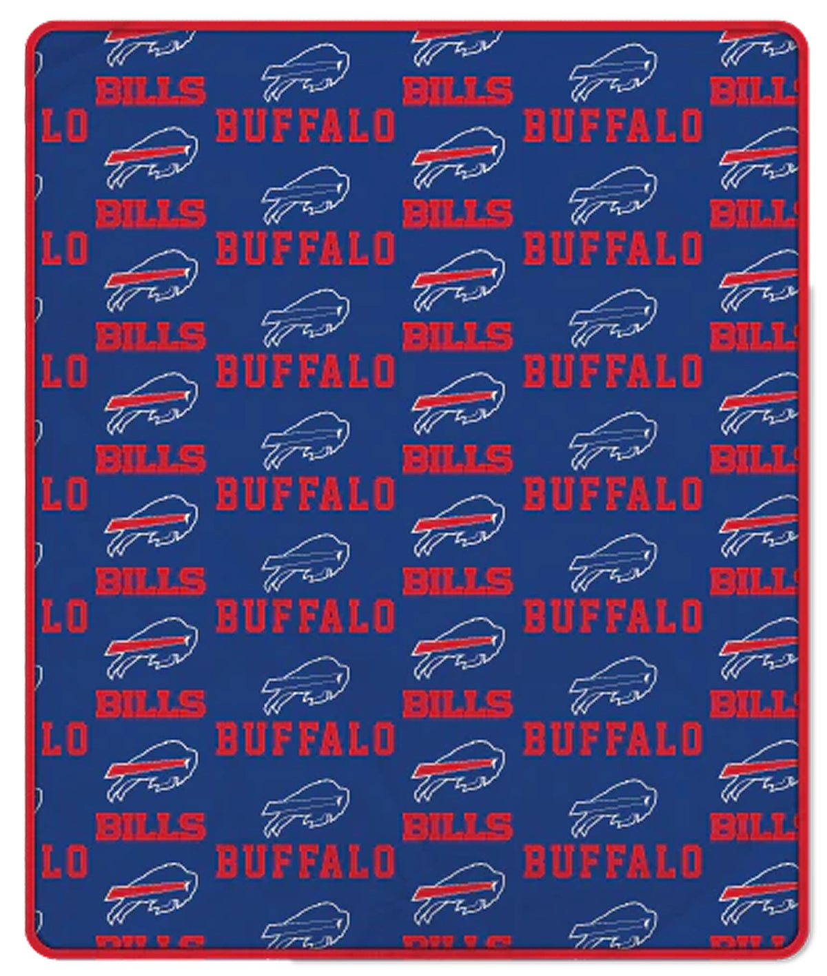 Buffalo Bills NFL Team Logo Soft Blanket 60x70