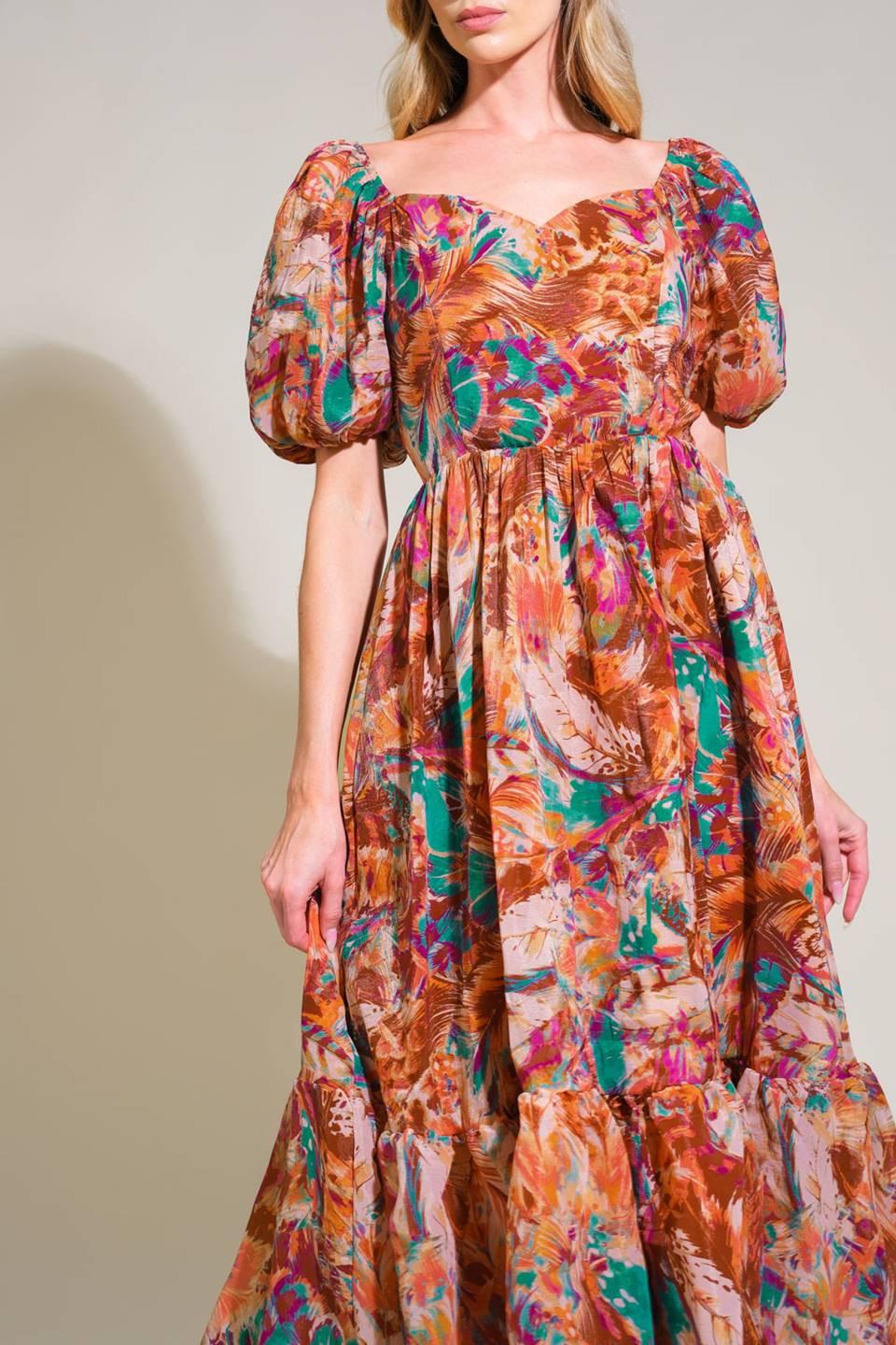 Bring Us Back Woven Midi Dress