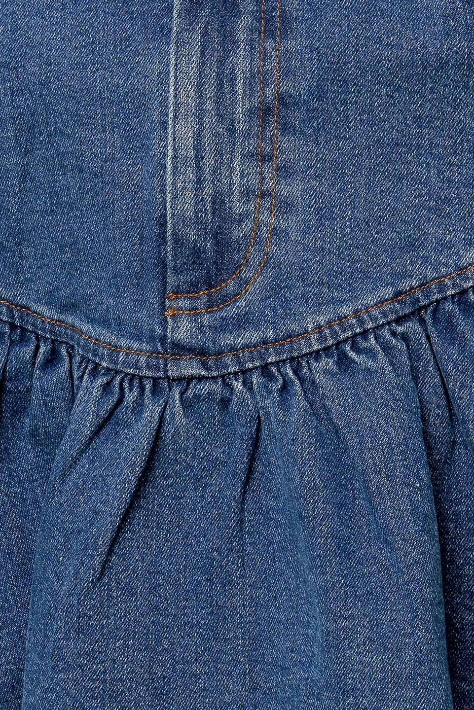 Fenicia Indigo Denim Mini Skort
