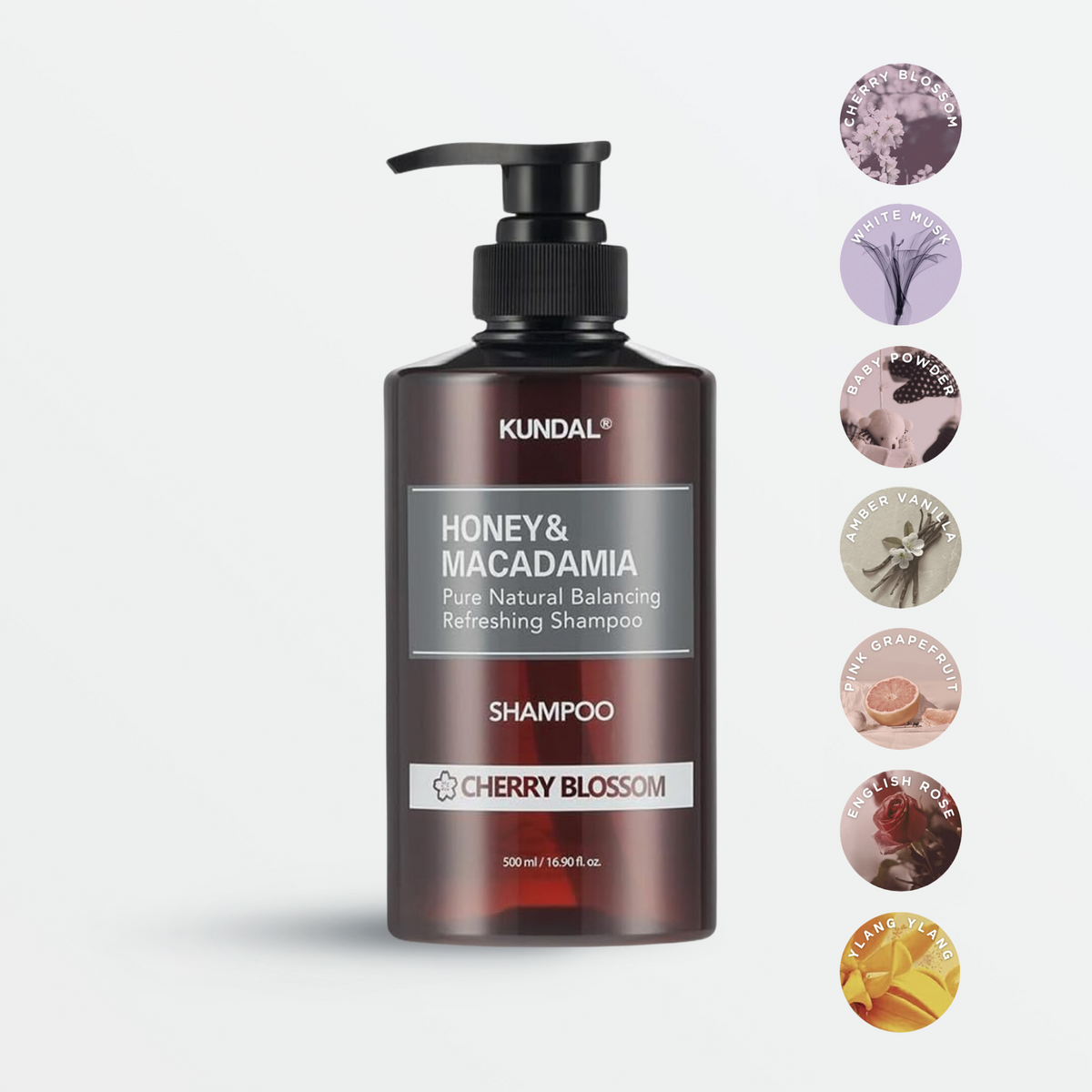 Honey & Macadamia Nature Shampoo - 7 Scents (500ml)