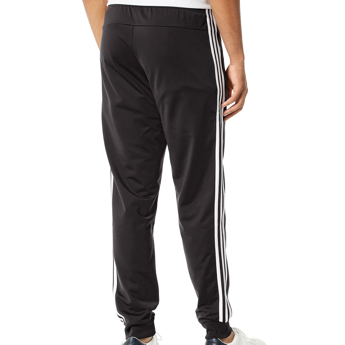 adidas Men's Essentials 3-Stripes Tapered Tricot Joggers Pants