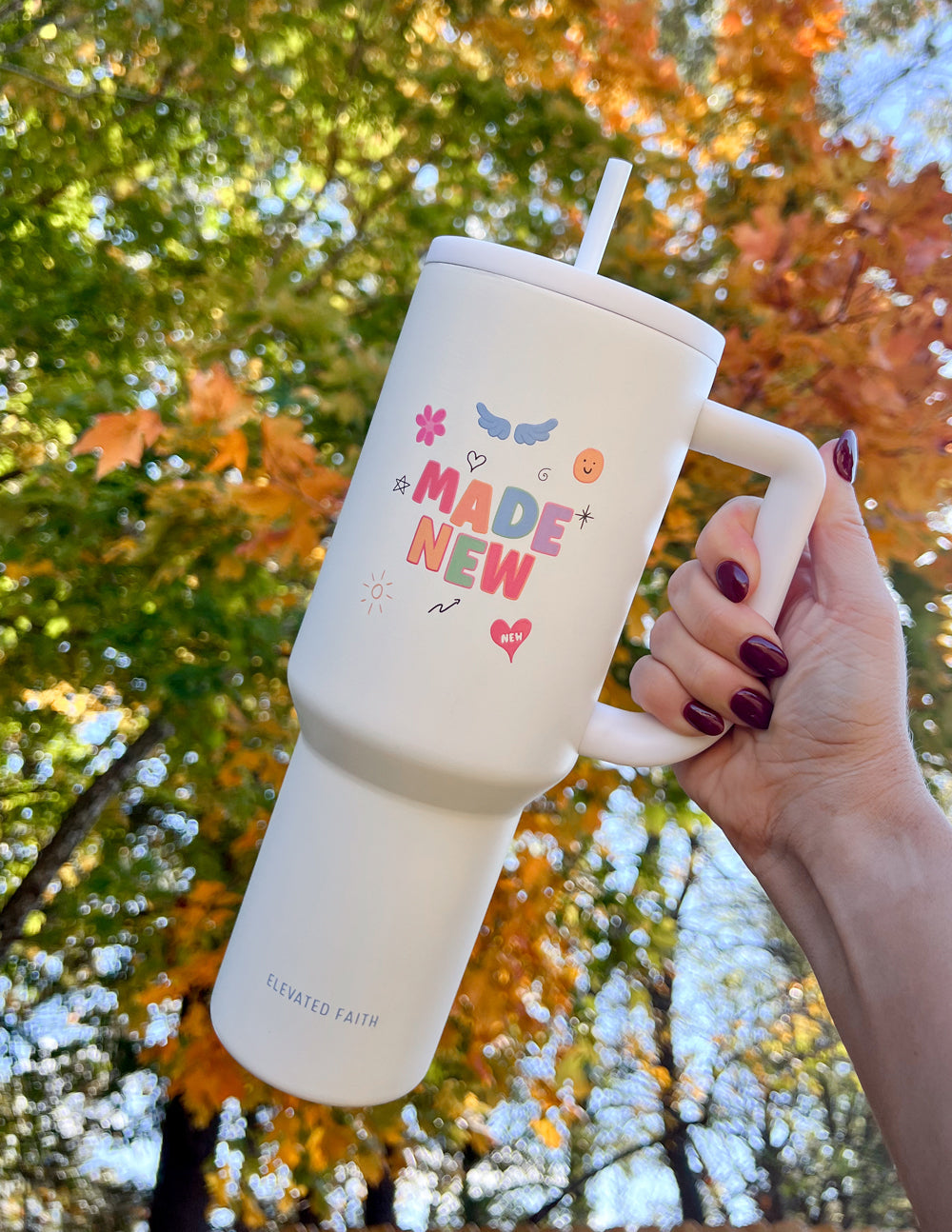 Elevated Faith Made New 40 oz Ascend Tumbler