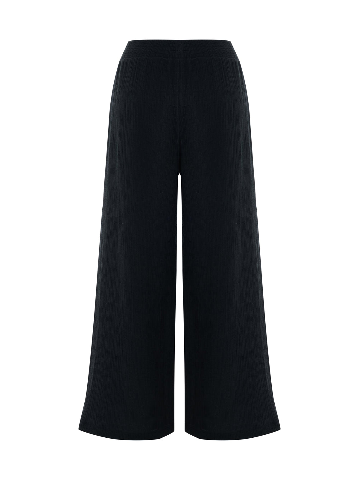 Aura Palazzo Pants - Black