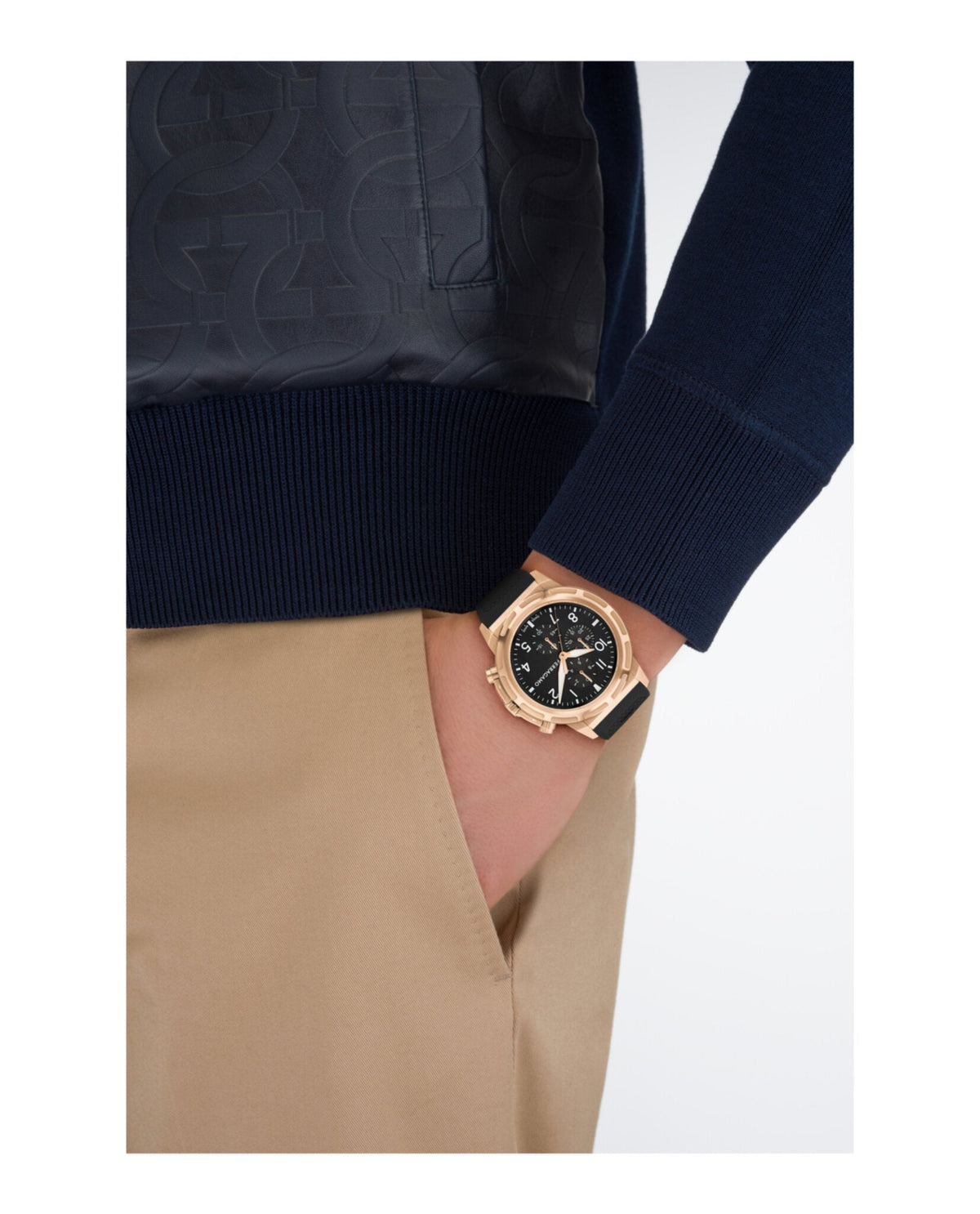 Ferragamo Sport Chrono Silicone Watch