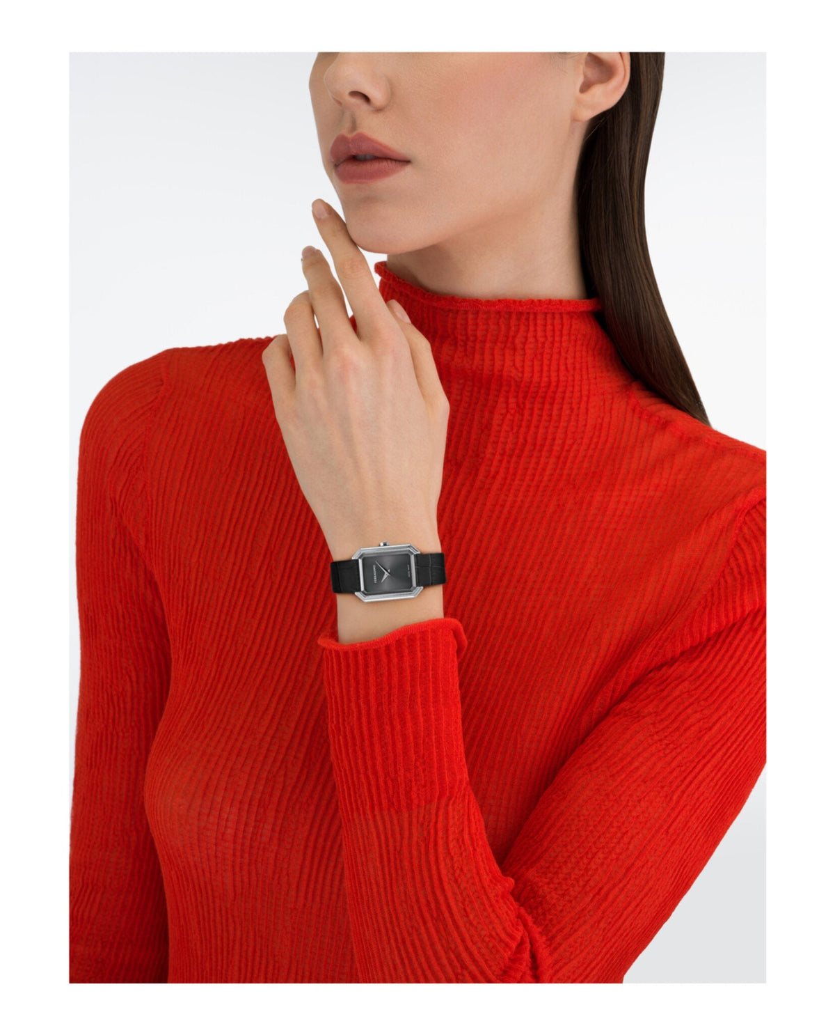 Ferragamo Crystal Leather Watch
