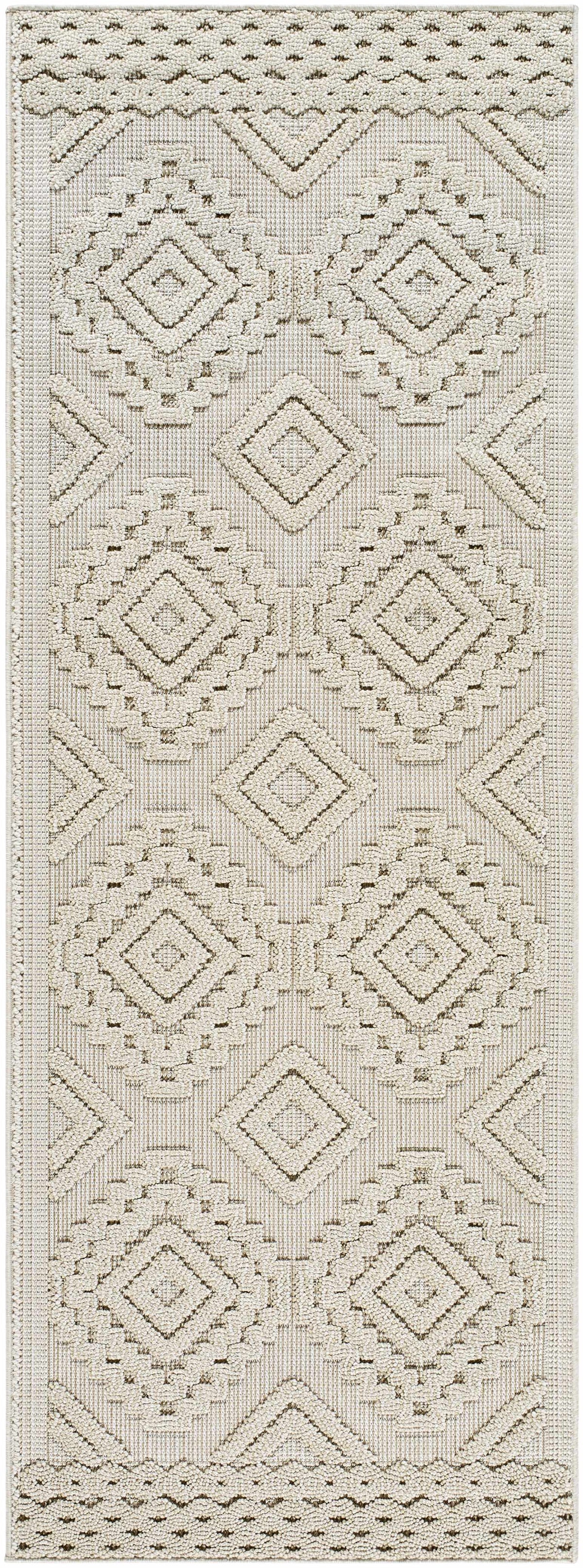 Arwid Bone Outdoor Area Rug - Clearance