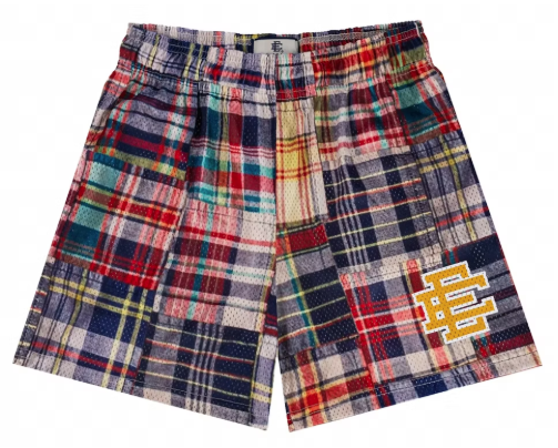 Eric Emanuel Men's Ee Basic Short Madras Plaid Ss24