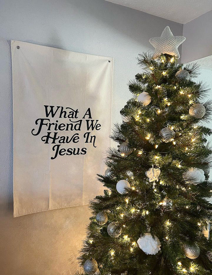 Elevated Faith What a Friend in Jesus Tapestry