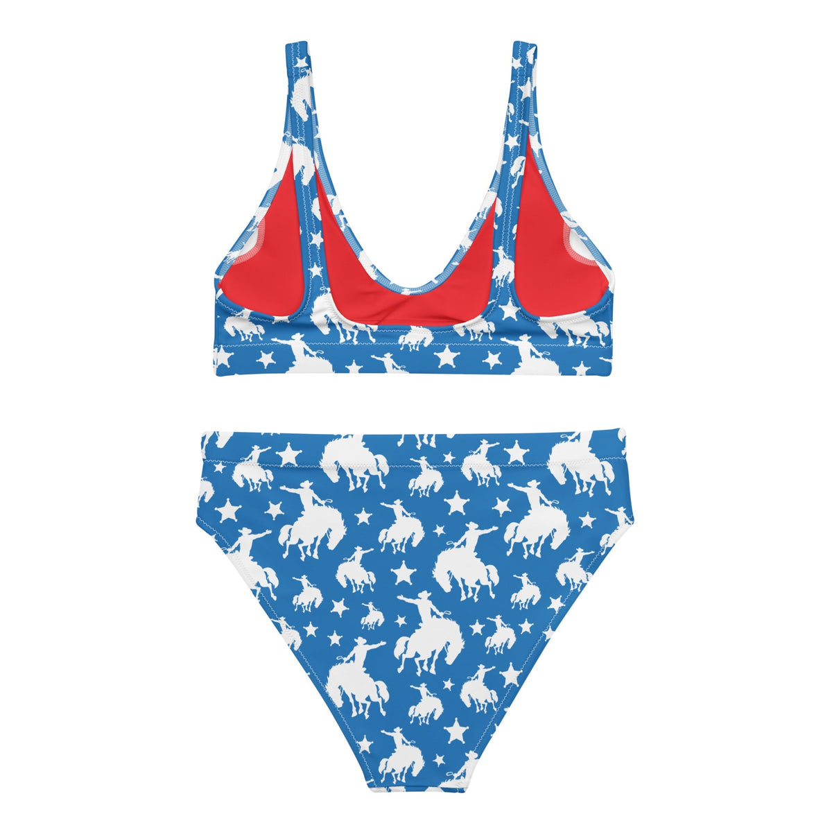 Baha Ranch Yeehaw Blue Rodeo Cowboy Bikini