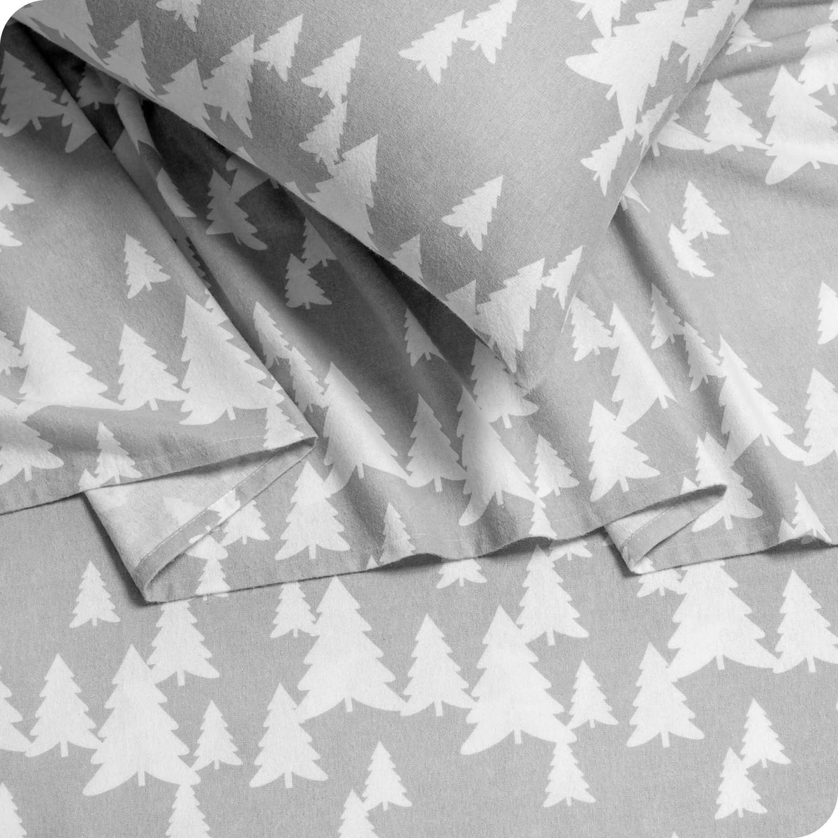 Bare Home Double Brushed Cotton Flannel Sheet Set