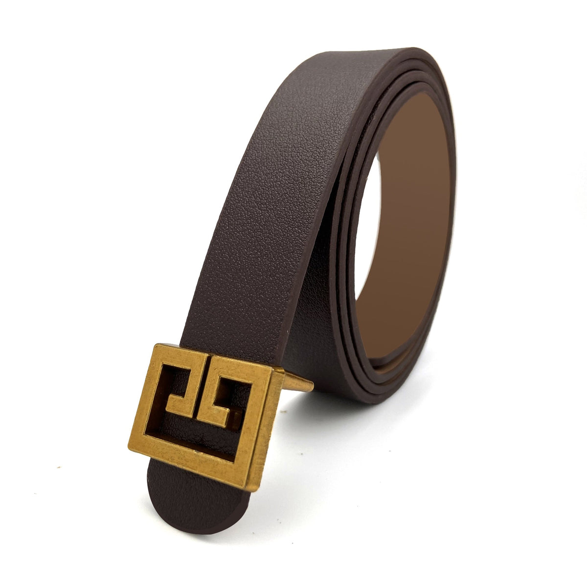 Women’s Premium Bronze Decorative Belt | Elegant Metallic Waist Cinch for Dresses | Antique Gold-Tone Fashion Belt | Trendy Sculpted Buckle Accessory for Blazers | 2026 Luxury Statement Belt Collection