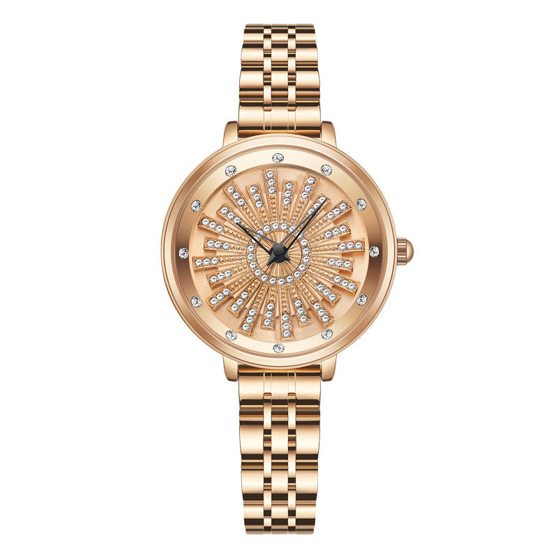 Women’s Fashionable & Elegant Quartz Watch | Premium Minimalist Jewelry Watch | Modern Luxury Analog Wristwatch for Women | Trendy Rose Gold & Silver Tones | 2026 Classic Fashion Accessory