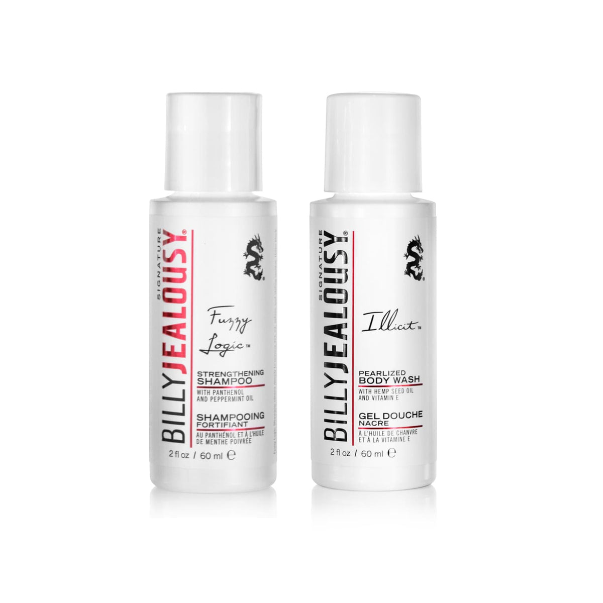 Billy Jealousy Travel Size Fuzzy Logic 2 Pc Kit