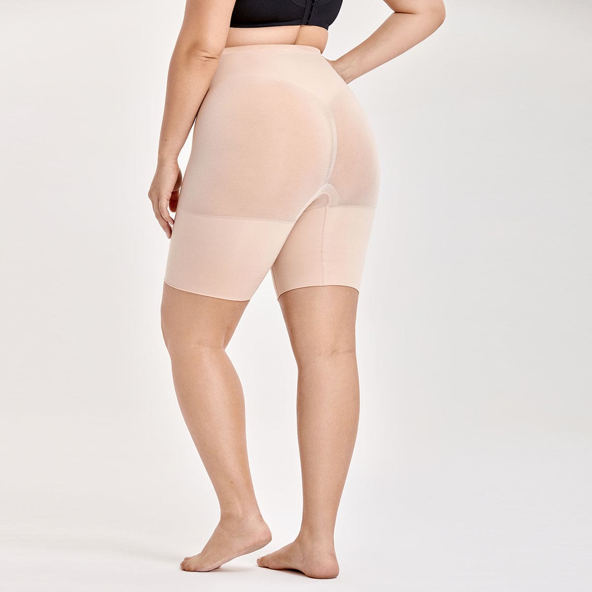 High-Waist Lightweight Tummy Control Thigh Slimmer Shapewear Shorts