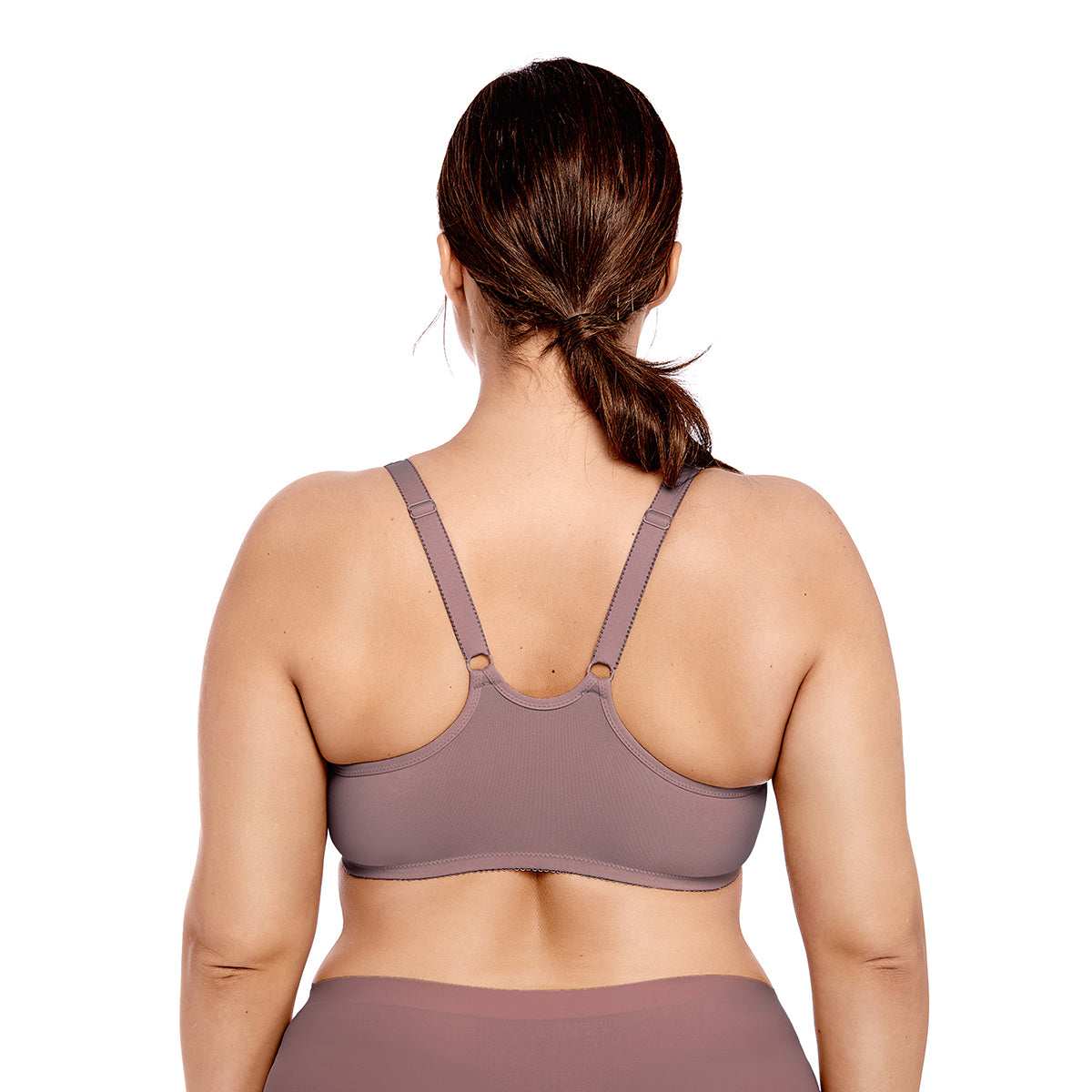 Front Closure Mesh Support Underwire Bra