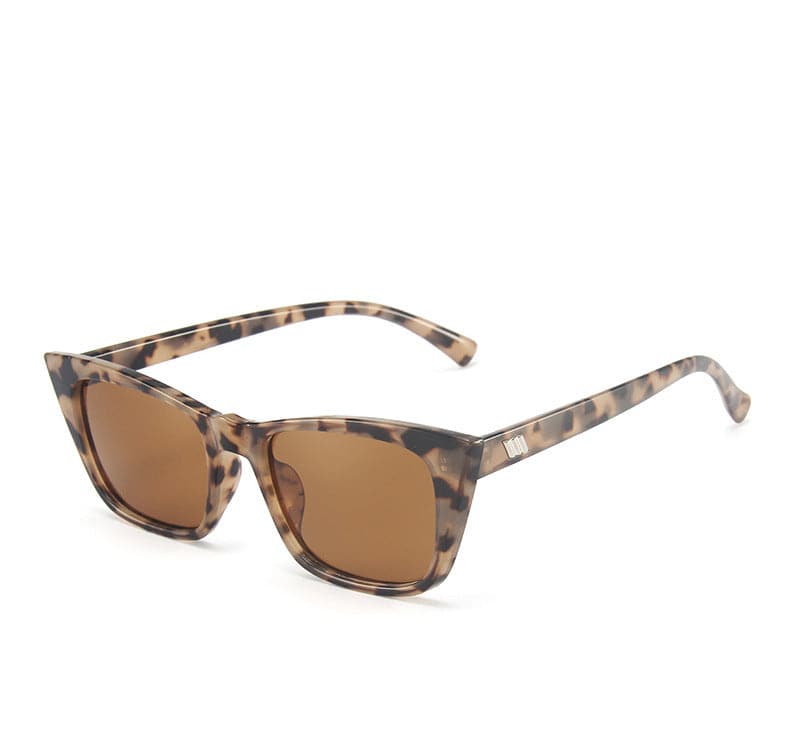 Brown Faux Tortoise Shell Fashion Sunglasses