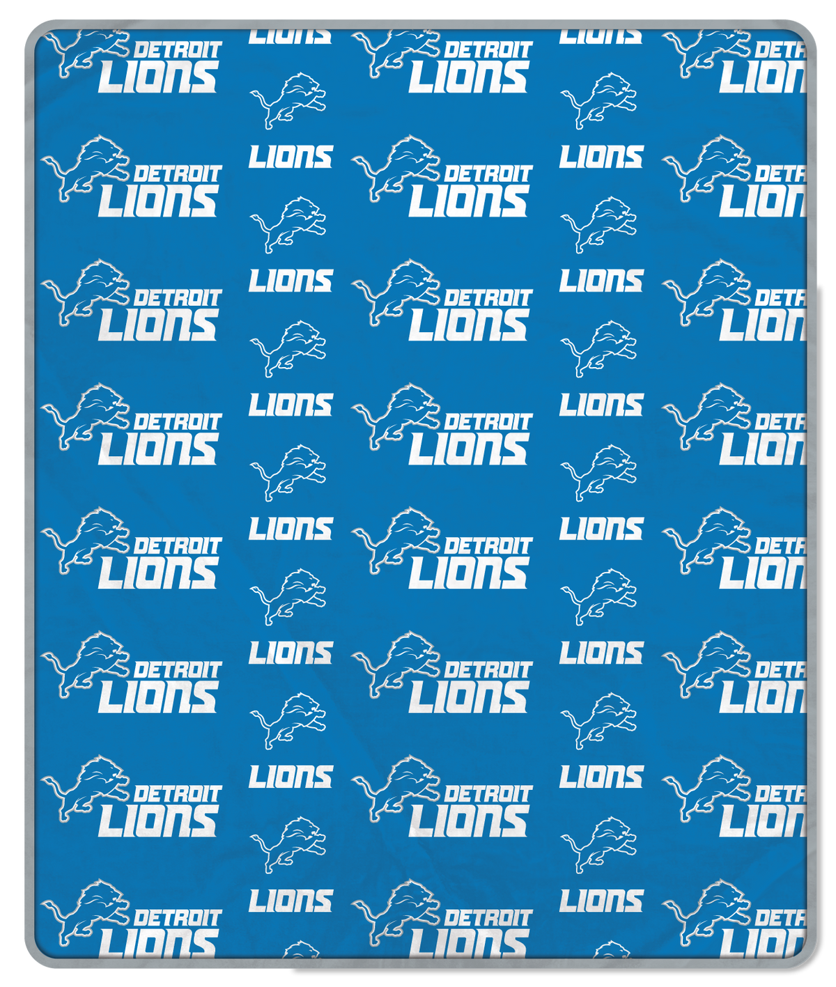 Detroit Lions NFL Team Logo Soft Blanket 60x70