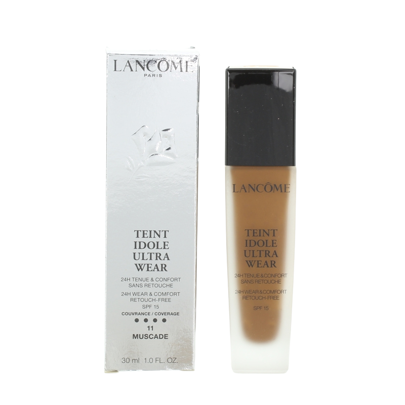 Lancome Teint Idole Ultra Wear Foundation 11 Muscade SPF15 30ml (Blemished Box)
