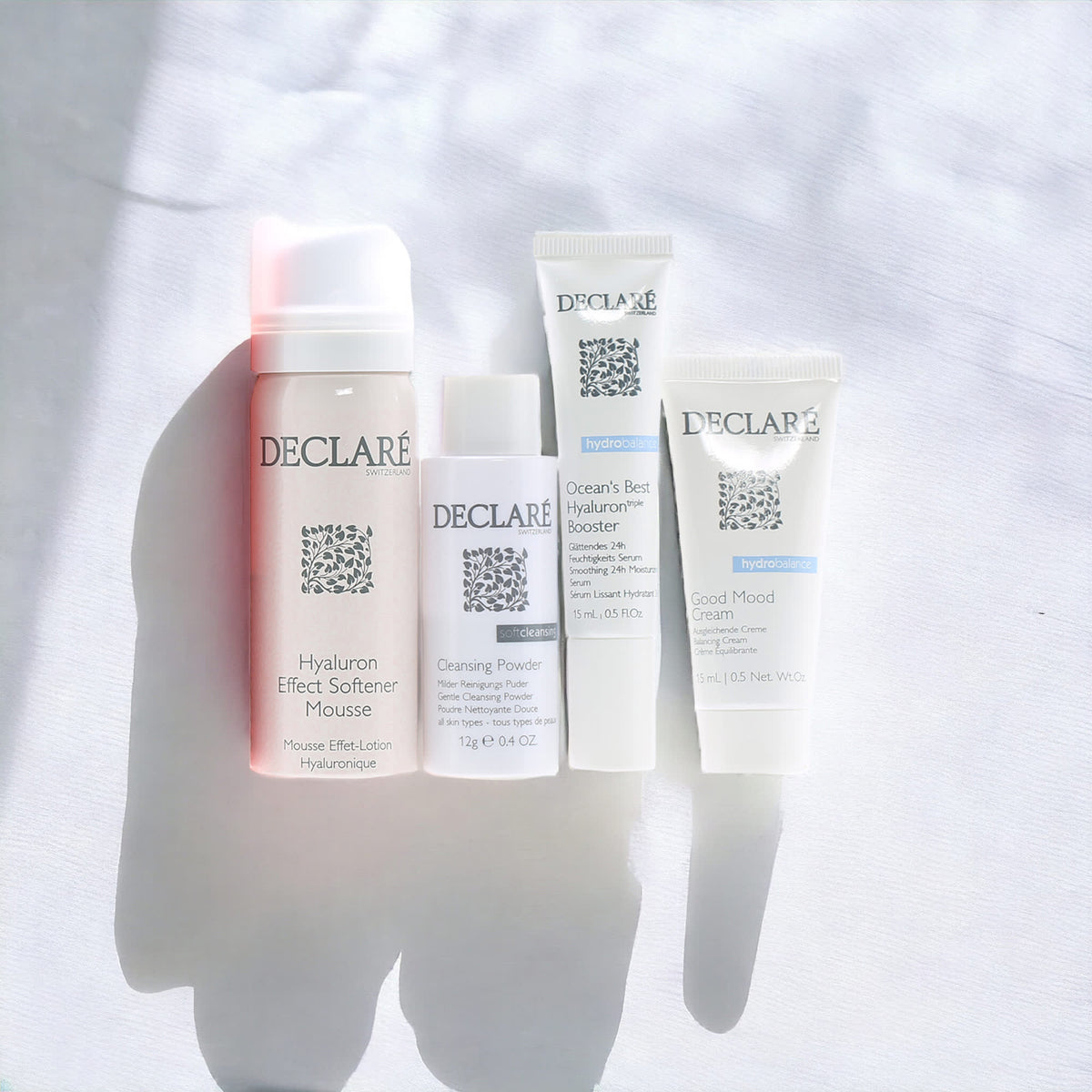 Declare Good Mood Kit Cream / Softner /Booster / Cleansing Powder